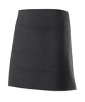 Delantal corto negro con bolsillo frontal de apparel-pulse-store-9lnab, ideal para hostelería y cocina profesional.