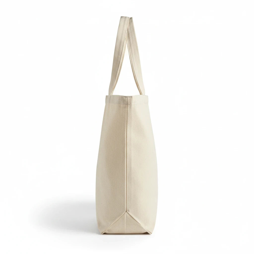 Totebag de manta color beige de apparel-pulse-store-9lnab, ideal para personalización con DTF textil