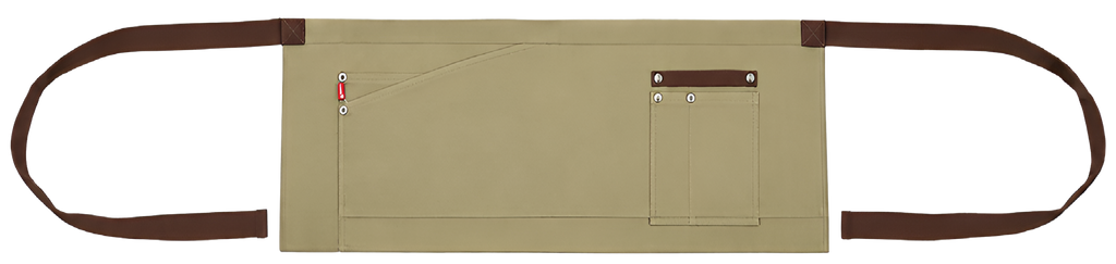 Beige Arena + Marrón - vista plana (personalización Zakeke)