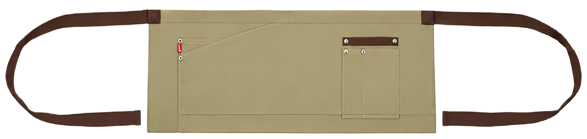 Beige Arena + Marrón - vista plana (personalización Zakeke)