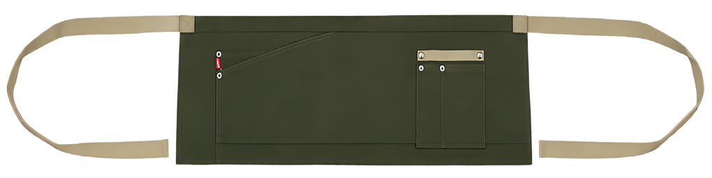 Verde Oliva + Beige Arena - vista plana (personalización Zakeke)
